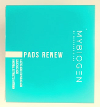 Mybiogen Pads Renew Пэды с эффектом увлажнения и обновления кожи 30 шт