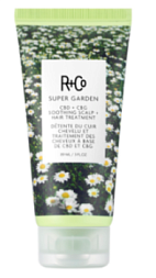 R+Co Super Garden Успокаивающий уход для кожи головы CBD+CBG Soothing Scalp+Hair Treatment 89 мл «Дивный сад» 