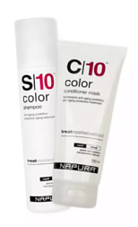 Napura Color S10 Шампунь Shampoo 200 мл +C10 Conditioner 200 мл для окрашенных волос 