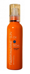Fabbrimarine Sun Oil Солнцезащитный спрей-масло 200 мл для лица, тела и волос для более равномерного загара