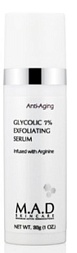 M.A.D Skincare Glycolic 7% Exfoliating Serum Отшелушивающая сыворотка для лица с 7% гликолевой кислотой 30 гр
