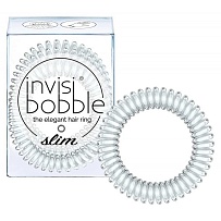 Invisibobble Slim Crystal Clear Резинка Для Волос 3 Шт