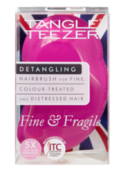 Расческа Tangle Teezer Fine & Fragile Berry Bright Цвет Светло-Малиновый 