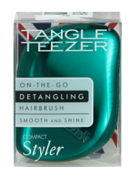 Расческа Tangle Teezer Compact Styler Green Jungle Цвет Изумрудный