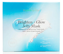 Hydropeptide Mask Двухфазная маска-желе Brighten & Glow Jelly для непревзойденного выравнивания тона, сияния и увлажнения 4 шт