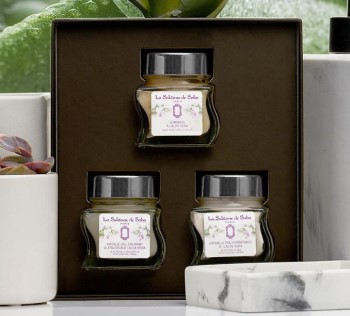 La Sultane de Saba Набор уходовых средств для лица с Алоэ вера кофр (Гоммаж 50мл, Крем 50мл, Маска 50мл)