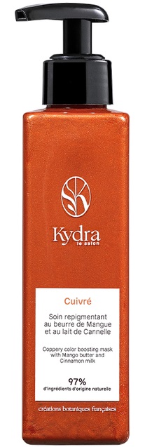 Kydra le Salon Coppery Color Boosting Mask Оттеночнаяя маска маслом манго и экстрактом корицы «Медный» 190 мл 