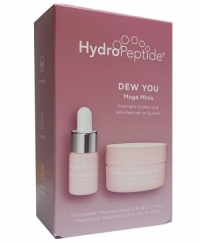 HydroPeptide Mega Mini Dew You* Мини набор для интенсивного увлажнения и восстановления кожи (Состав: Hydro-Lock Sleep Mask 15 мл, Moisture Reset 3 мл) 2 шт.