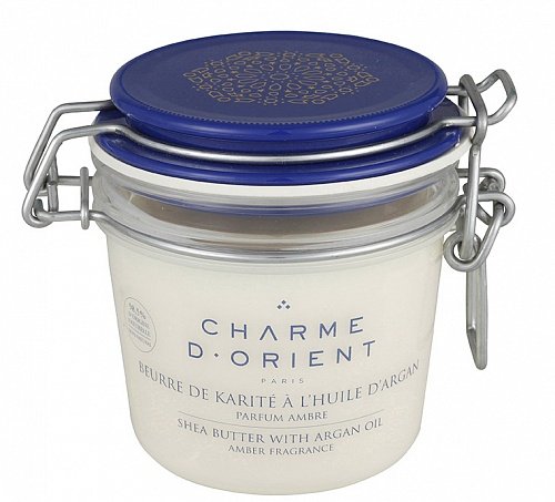 Charme D'Orient Beurre de Karité à l’huile d’argan parfu Масло карите с аргановым маслом с ароматом янтаря 200 гр