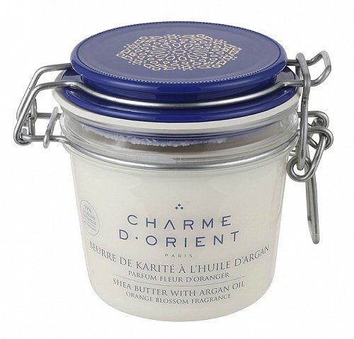Charme D'Orient Beurre de Karité Масло карите с аргановым маслом с ароматом цветков апельсинового дерева 200 гр