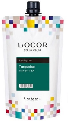 Lebel LOCOR Serum Color Краситель-уход оттеночный Бирюза Turquoise 300 гр