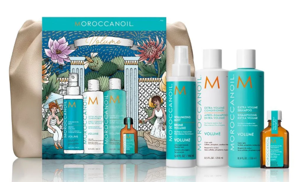 Moroccanoil Набор для волос Объем Volume Kit 2024: Шампунь 250 мл+ Кондиционер 250 мл+Масло Light 25 мл,+Спрей «Воздушный мист» 160 мл