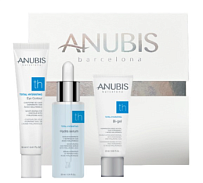 Anubis Barcelona Набор для осветления кожи «Сокровище» Whitening iluminating Treasure Pack линия: Крем для контура глаз 18 мл, Осветляющая сыворотка для лица 30 мл, Осветляющий дневной крем 20 мл 