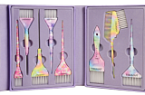 Framar Tie Dye Colour Brush Kit Набор кистей для окрашивания в несессере «Тай-Дай» 8 шт