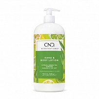 Лосьон для рук и тела CND Цитрус & Зеленый Чай Scentsations hand body lotion 976 мл
