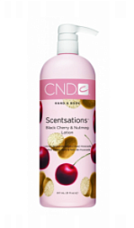 Лосьон CND Scentsations Вишня & Мускатный Орех black cherry scented hand body lotion 976 мл 