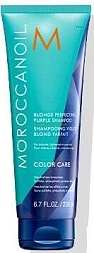Moroccanoil Color Care Purple Для блондинок Тонирующий шампунь с фиолетовым пигментом 200 мл Blonde Perfecting