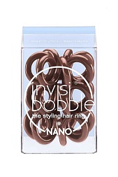 Invisibobble Nano Pretzel Brown Резинка Для Волос (3 Шт.) 