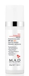 M.A.D Skincare Photo Guard SPF 50 Matte Finish Primer-Medium Матирующий крем-праймер с защитой SPF 50 Medium 30 гр