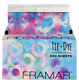 Framar 5x11 Pop Ups Tie Dye Вытяжная фольга с тиснением «Тай-Дай» 500 листов (12,5x28см) 