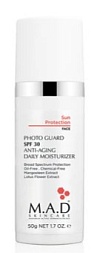 M.A.D Skincare Photo Guard SPF 30 Anti Aging Daily Moisturizer Омолаживающий и увлажняющий крем-защита под макияж 50 гр