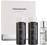 Miriam Quevedo Platinum & Diamonds Global Rejuvenation Set Набор-люкс для ультра-объема и блеска 2х100 мл, 50 мл