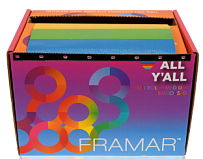 Framar 5x11 Pop Ups All Y’All Вытяжная фольга с тиснением «Цвета Радуги» 500 листов (12,5x28см)