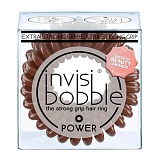 Invisibobble Power Pretzel Brown Резинка Для Волос (3 Шт.)